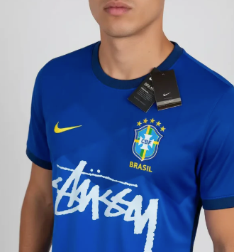 Brazil X Stussy Blue