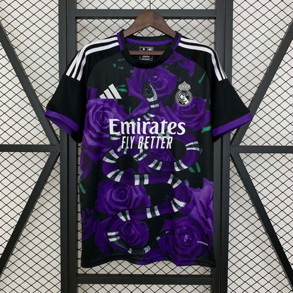 Real Madrid Purple Roses