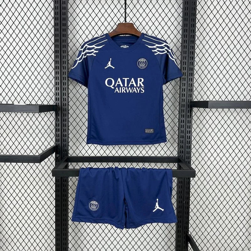 PSG Paris X Jordan Blue Kinderset