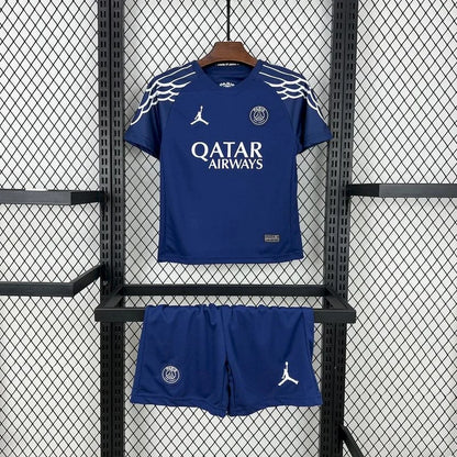 PSG Paris X Jordan Blue Kinderset