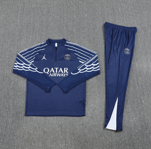 Paris PSG X Jordan Blue Tracksuit