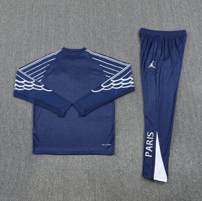 Paris PSG X Jordan Blue Tracksuit
