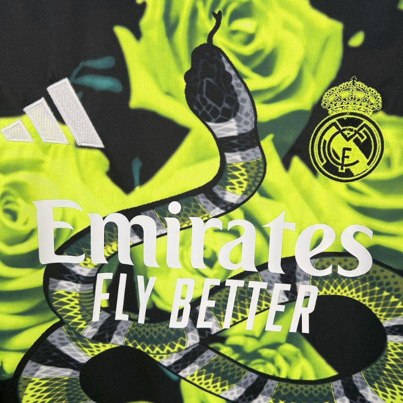 Real Madrid Green Roses